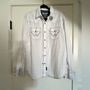 Wrangler Retro Premium White Shirt